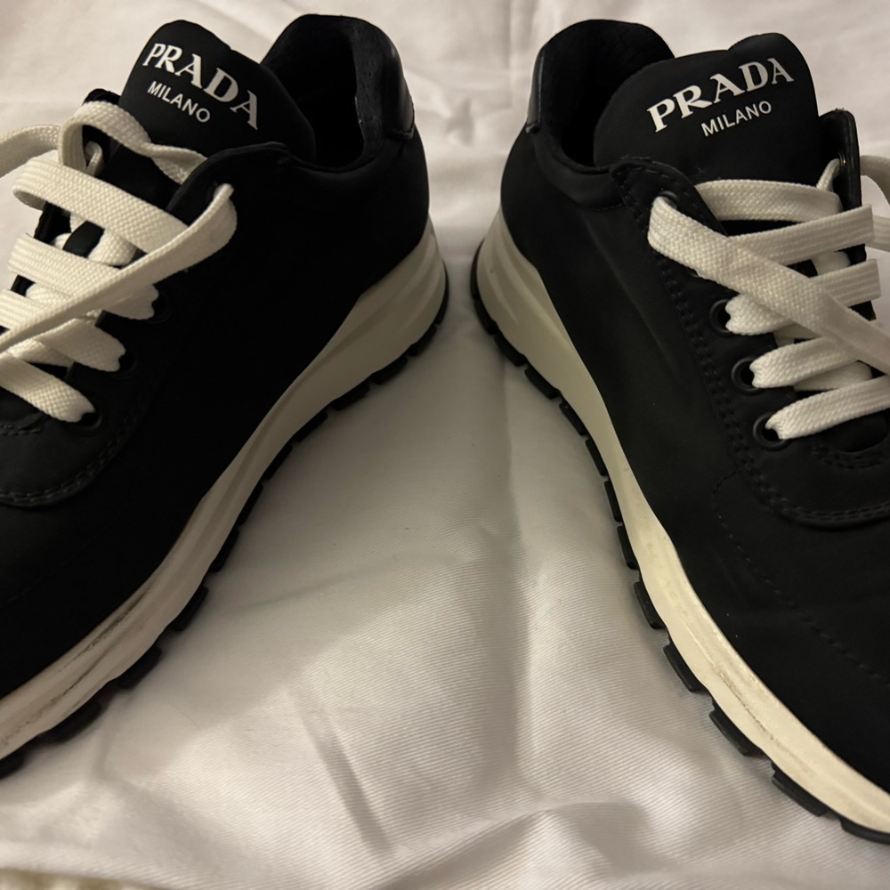 Authentic Prada Sneakers Size 38 - image 2